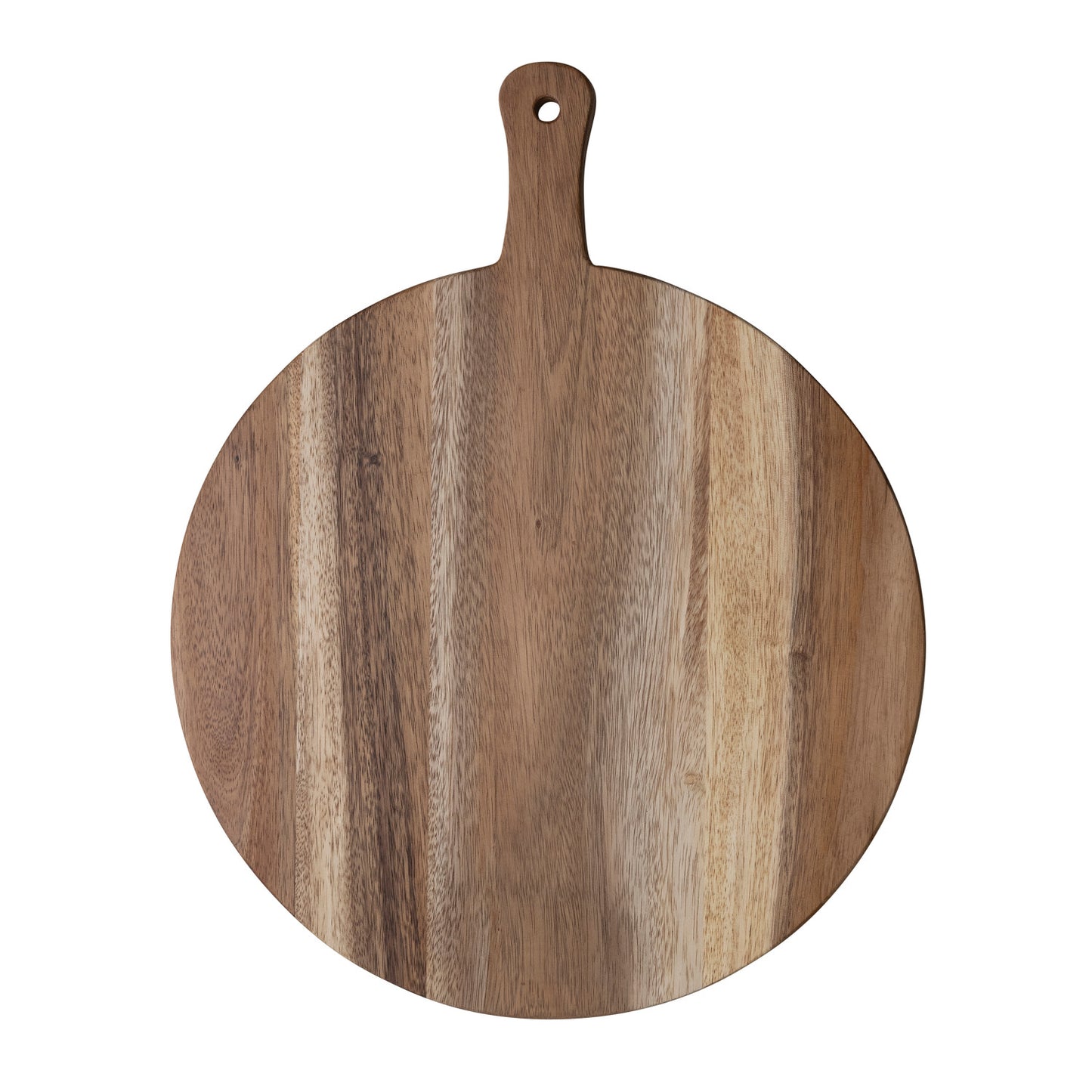 Round Wood Cutting Board with Handle