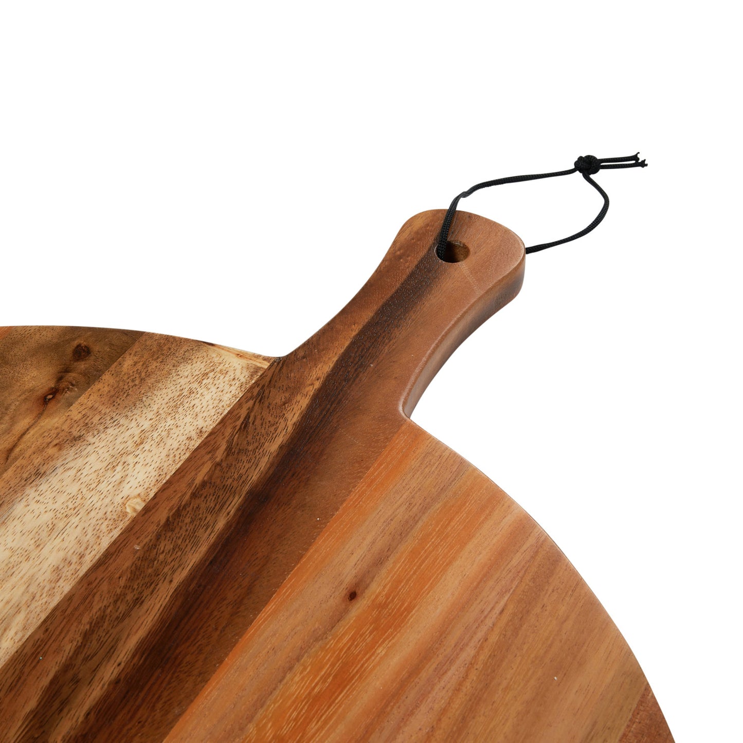 Round Wood Cutting Board with Handle