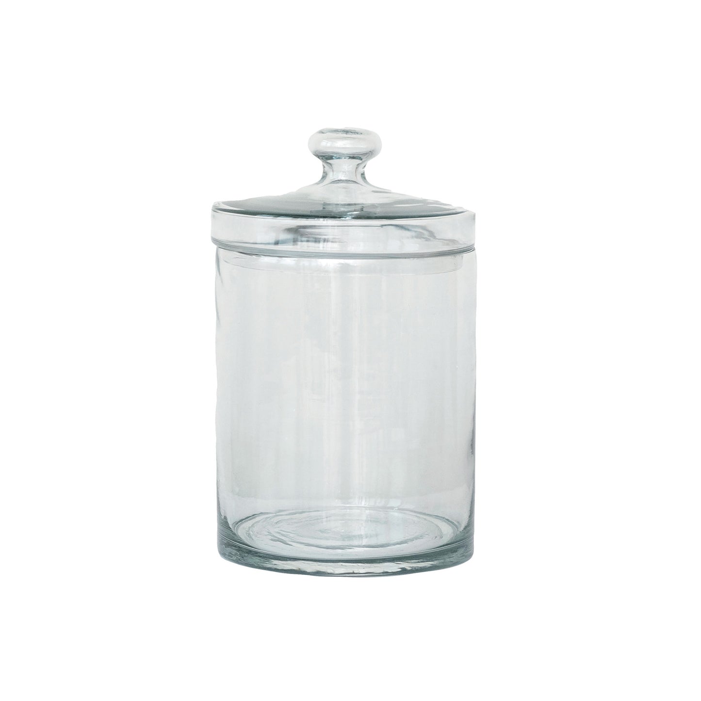 Large Round Glass Jar with Lid