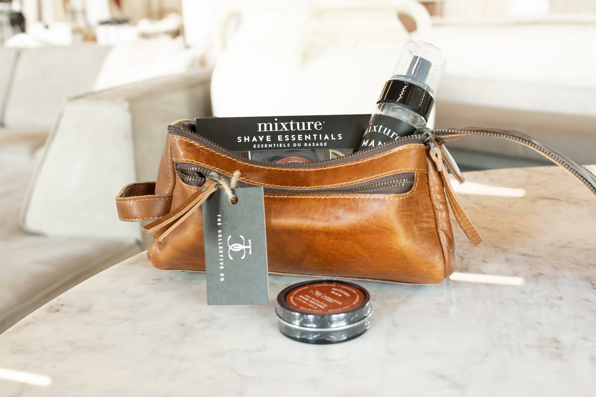 Leather Toiletry Bag