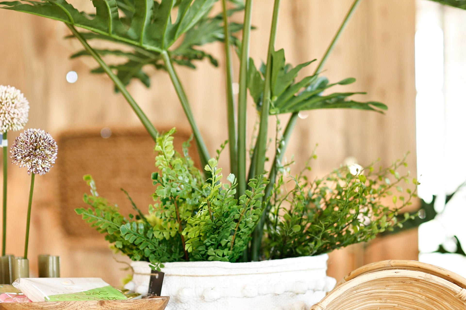 19" UV Protected Maidenhair Fern Bush
