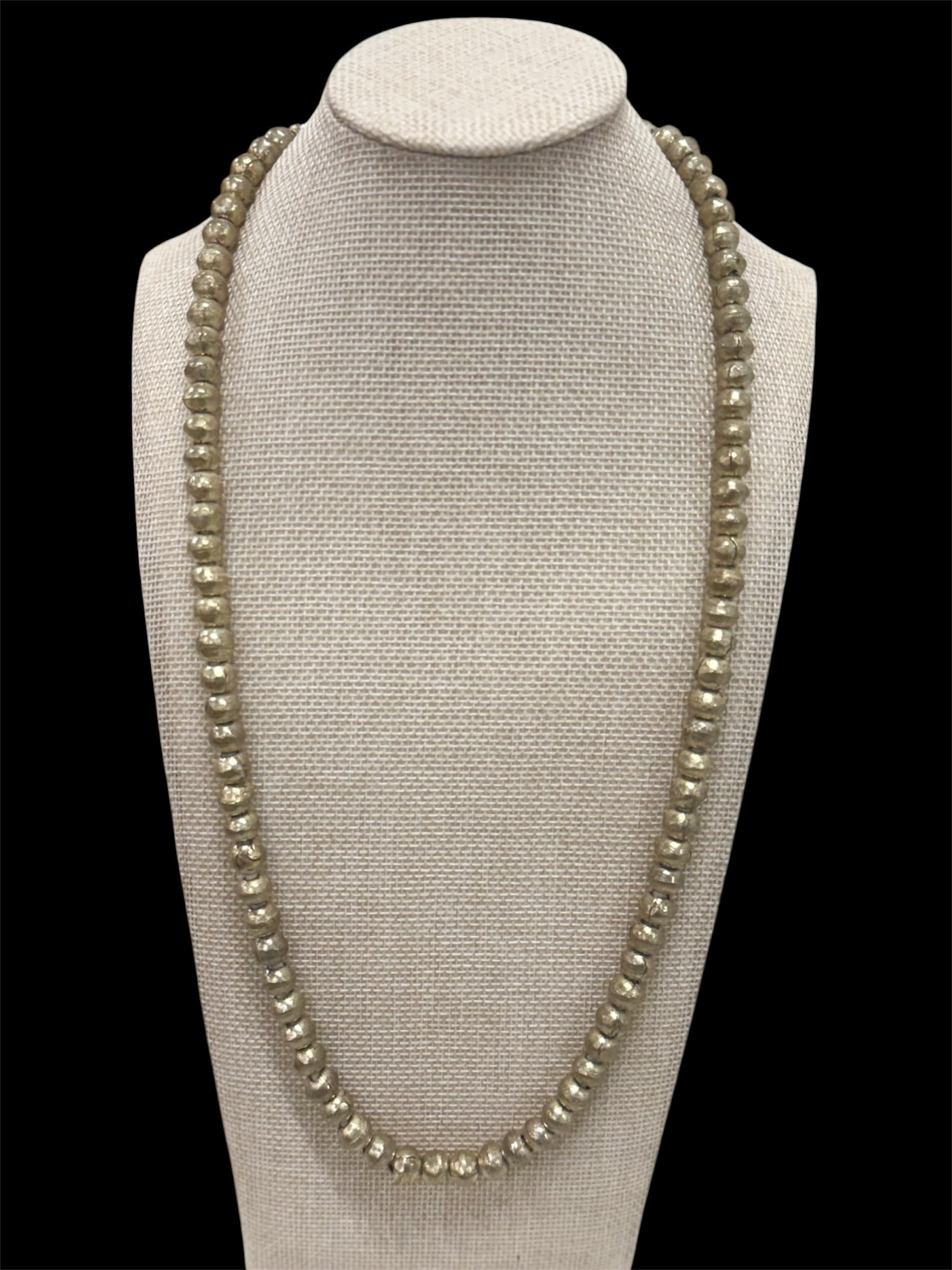 Sterling Silver Navajo Pearl Necklace