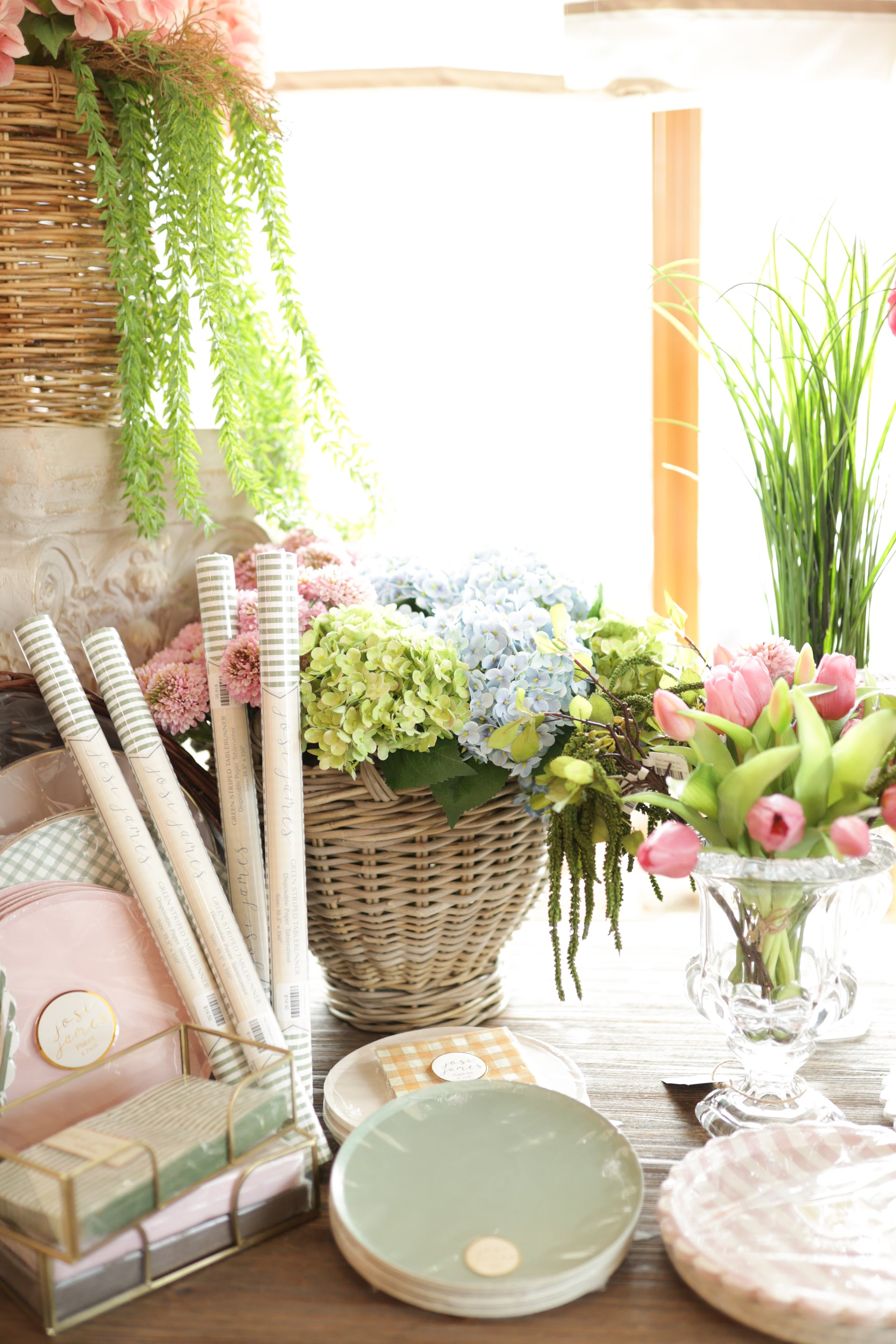 13" Delphinium Hydrangea Bundle