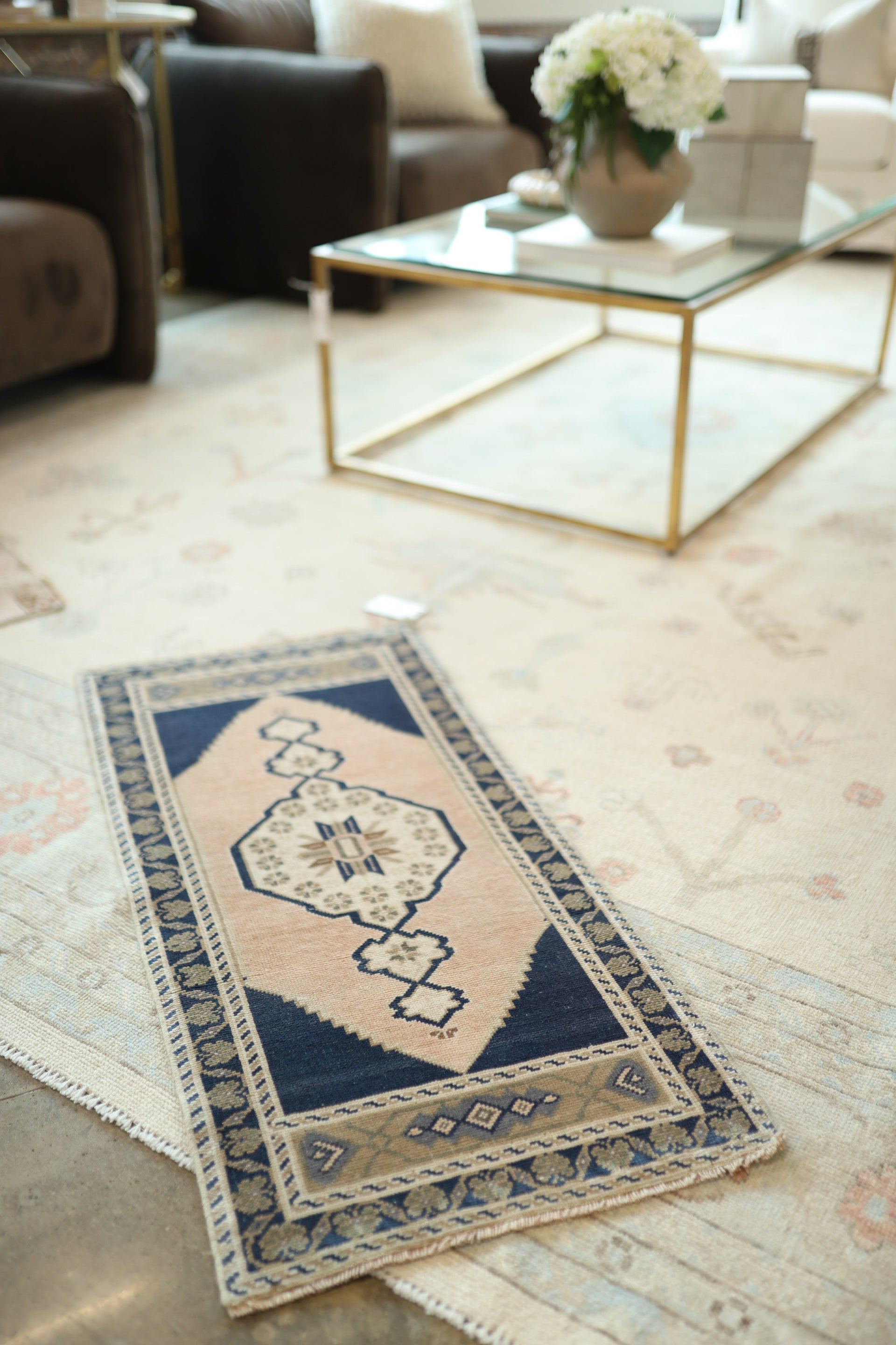 New Mini Vintage Turkish Rug 23