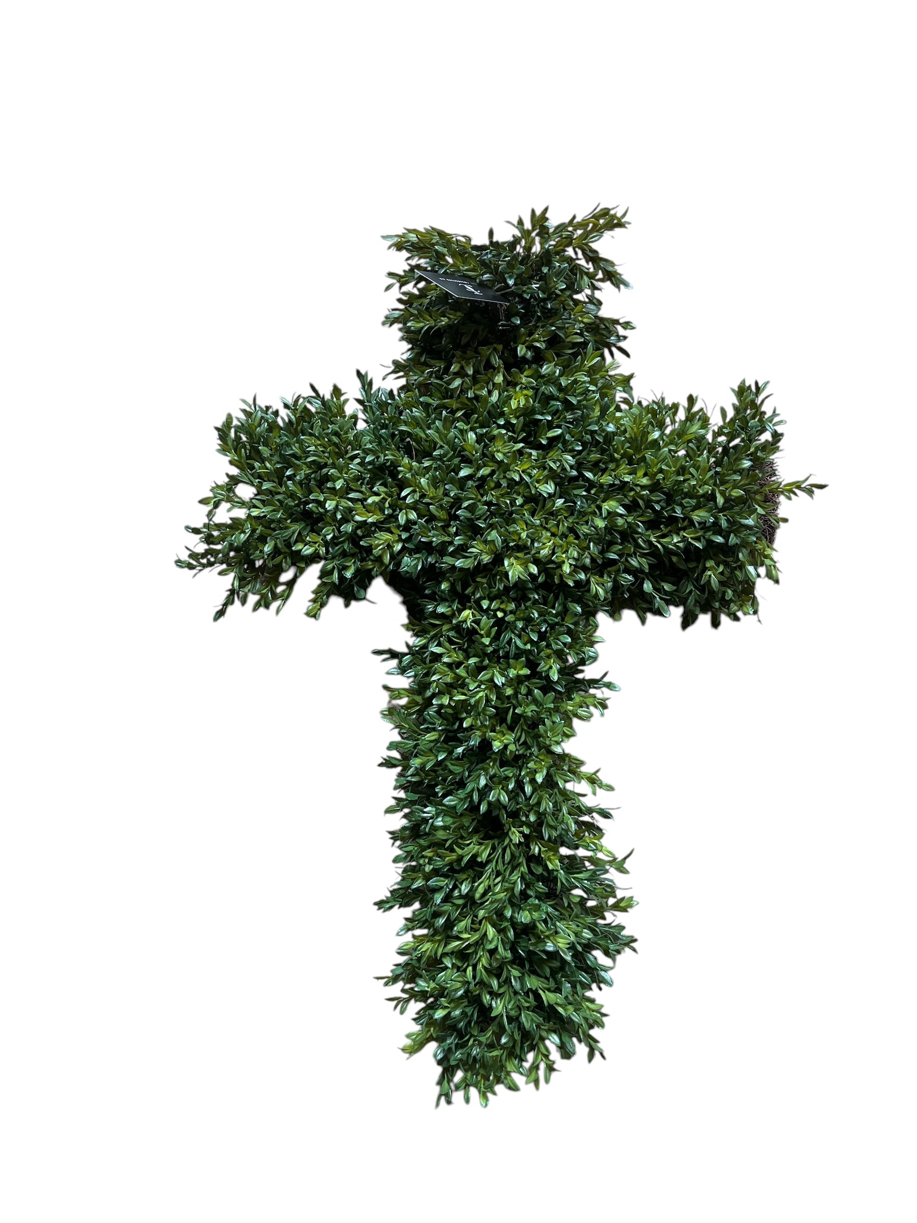 20" Cross Tea Leaf Wreath