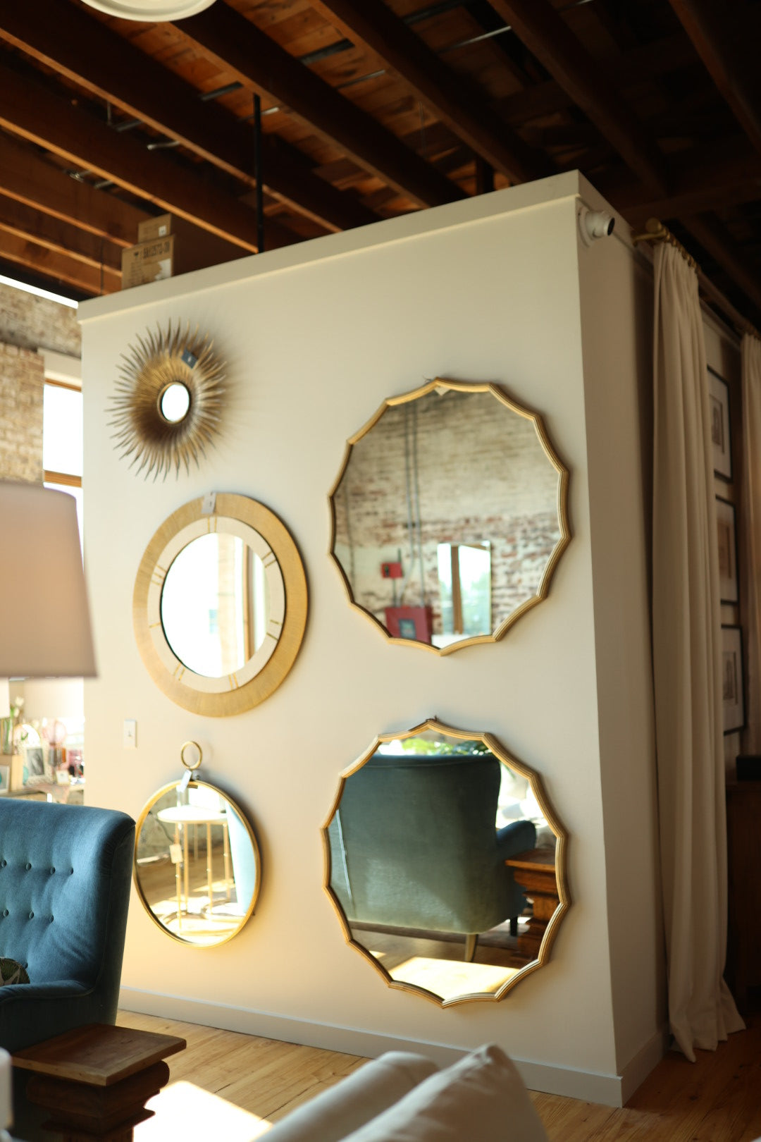 Nolan Ruffled Wall Mirror