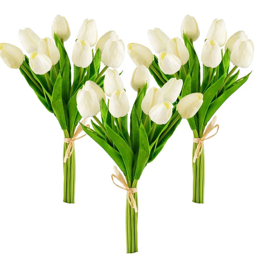 Faux Tulip 9 Stem Bundle