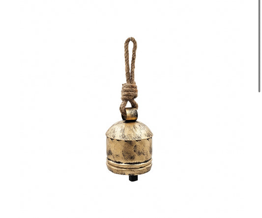 Iron Hanging Bell,Gold D4.5x6