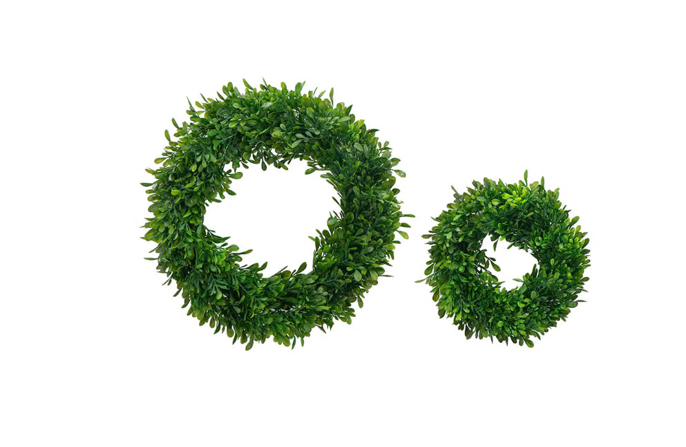 S/2 Greenery Wreath