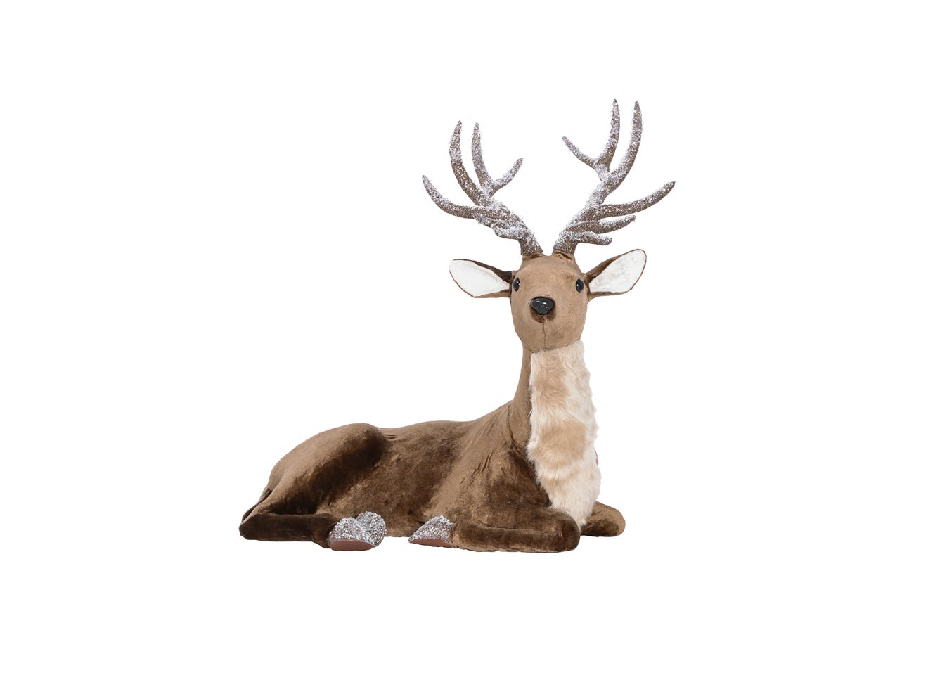 Velvet Foam Sitting Deer