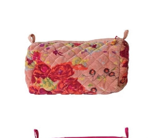 Zip Pouch w/ Interior Pockets & Coating, 6 Styles (Each One Will Vary)