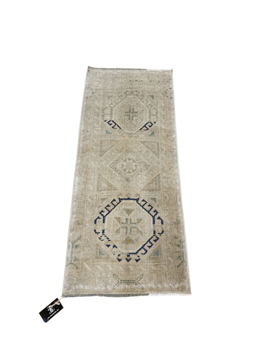 New Mini Vintage Turkish Rug 1