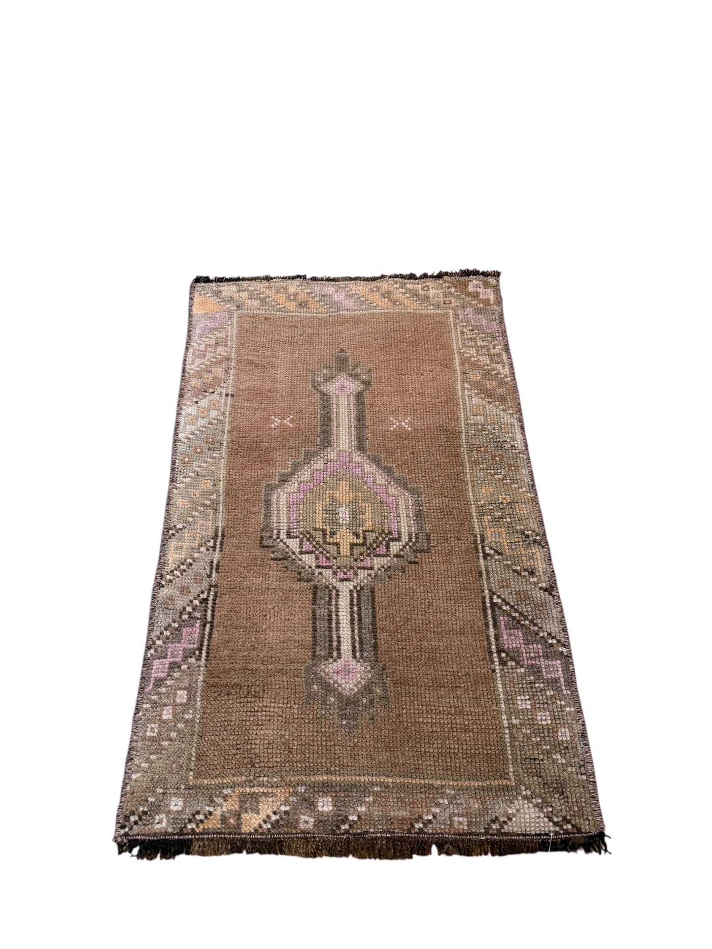 New Mini Vintage Turkish Rug 5