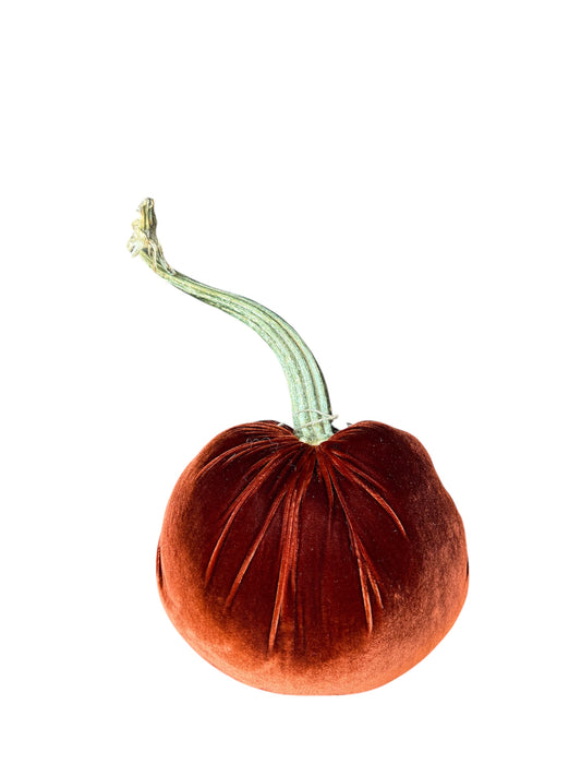 Jumbo Silk Velvet Pumpkin