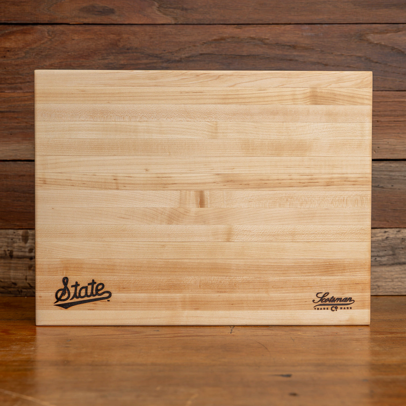 MAPLE MISSISSIPPI STATE BUTCHER BLOCK - STATE SCRIPT