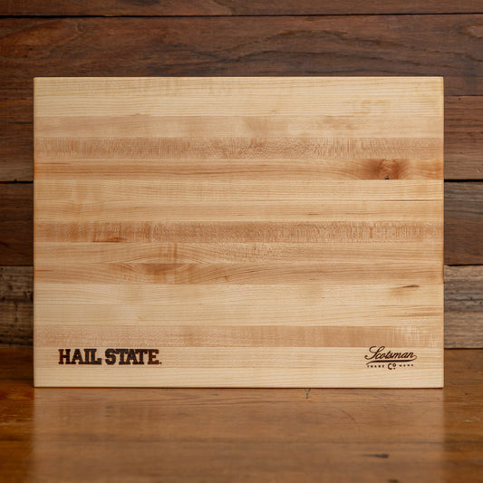 MAPLE MISSISSIPPI STATE BUTCHER BLOCK - HAIL STATE