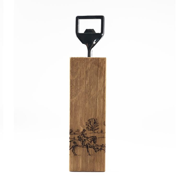 Hunting Oak Bottle Opener