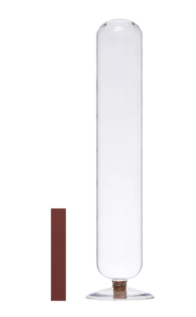 Glass Fireplace Match Holder