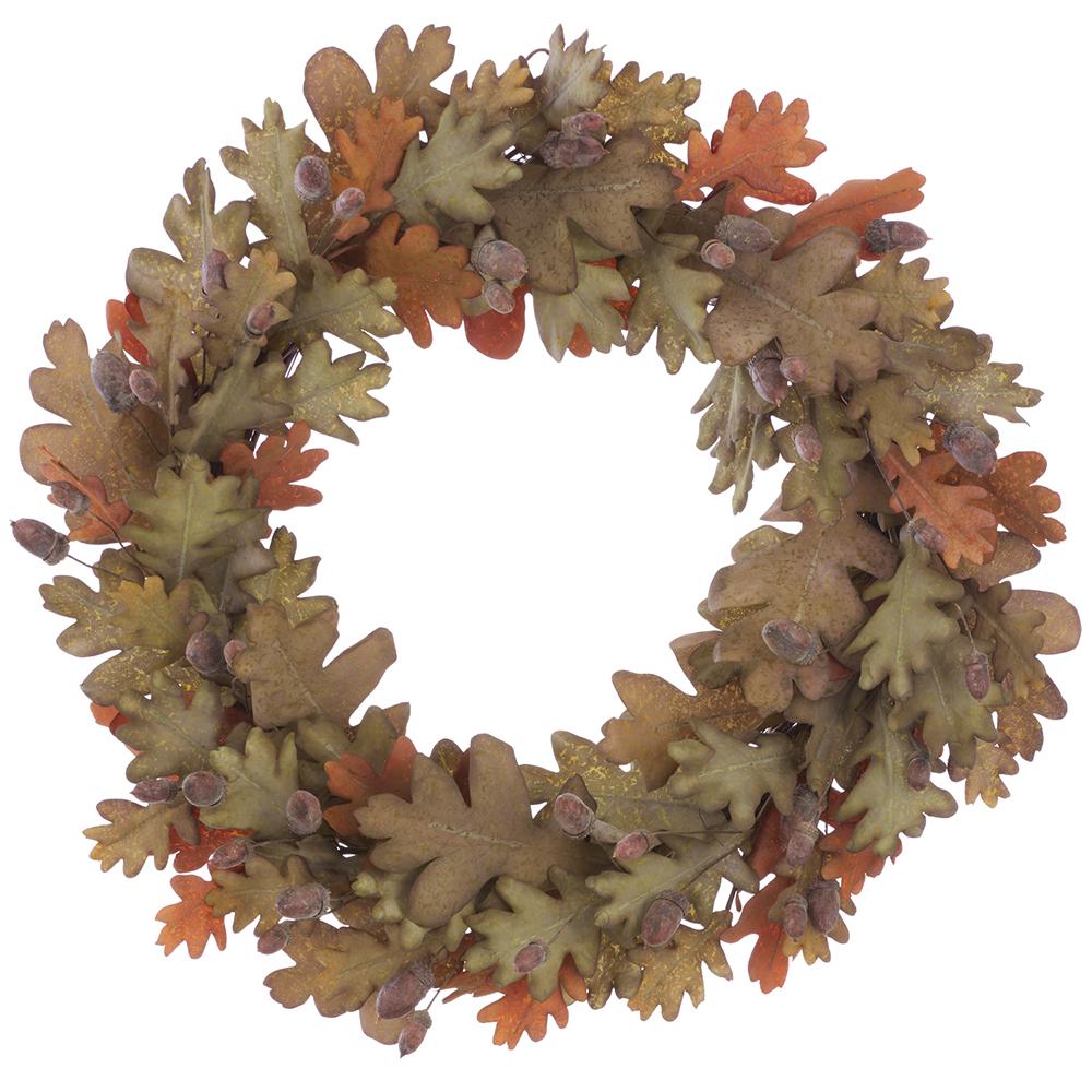 26" Oak Leaf Wreath with Acorn