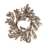 Boxwood Candle Ring - Champagne