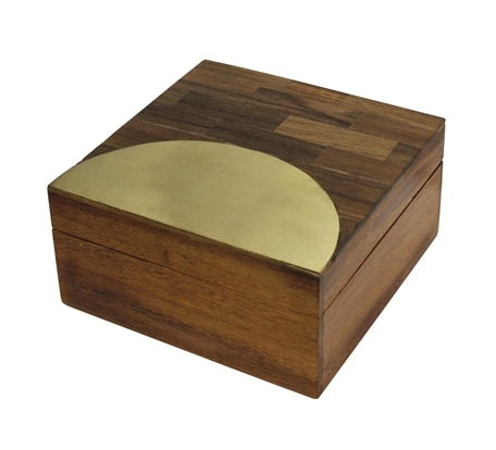 Box, Teak & Brass