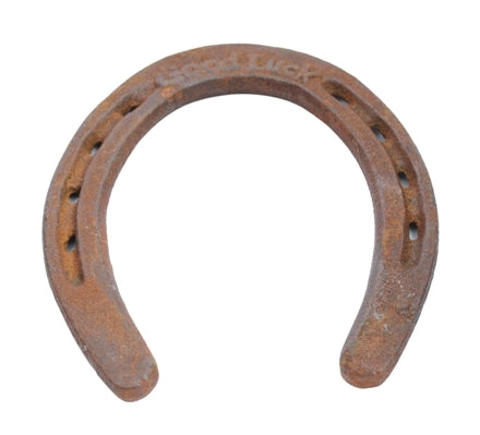 Good Luck Horse Shoe - Cast Iron - Rust