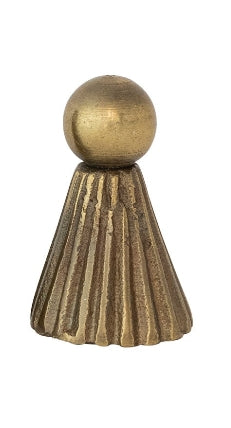 Cast Aluminum Bell Shaped Candle Snuffer, Antique Gold Finish, 3 Styles