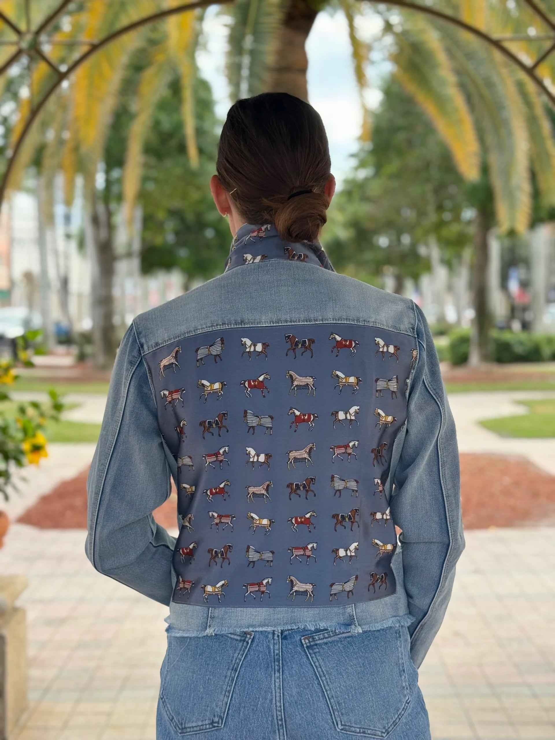 Slate Blue Equine Elegance Jacket
