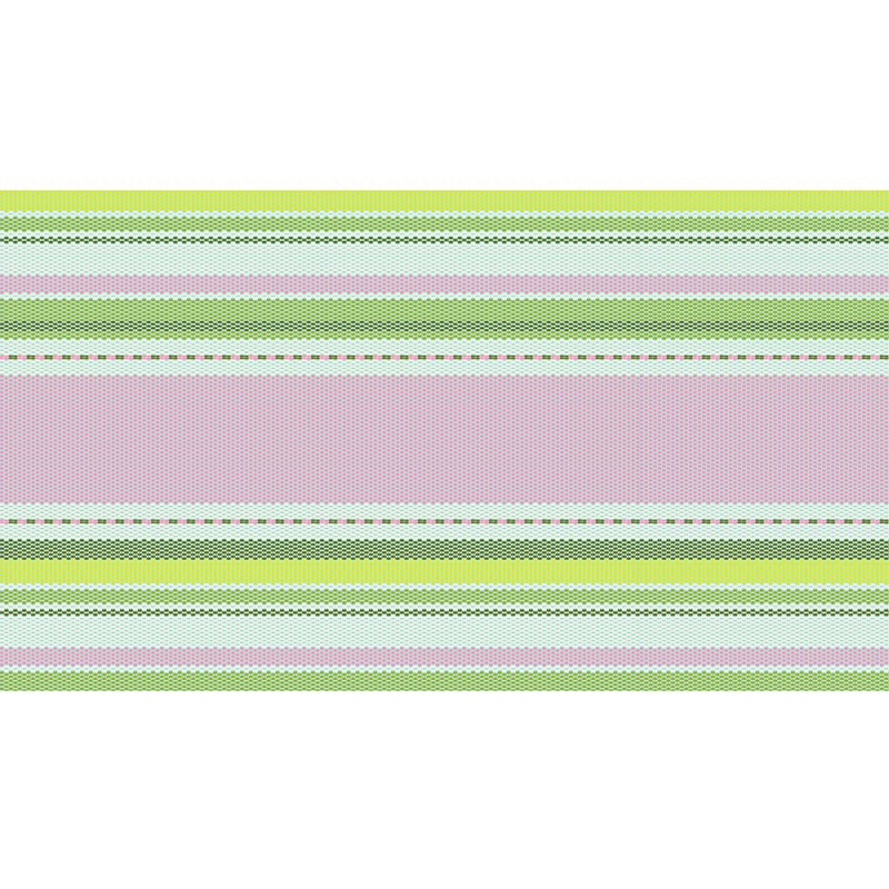 Summer Striped Paper Table Runner