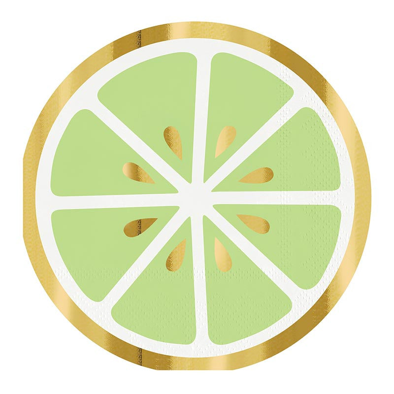 Lime Shaped Napkin (20 ct)