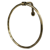 Towel Ring, Antique Gold