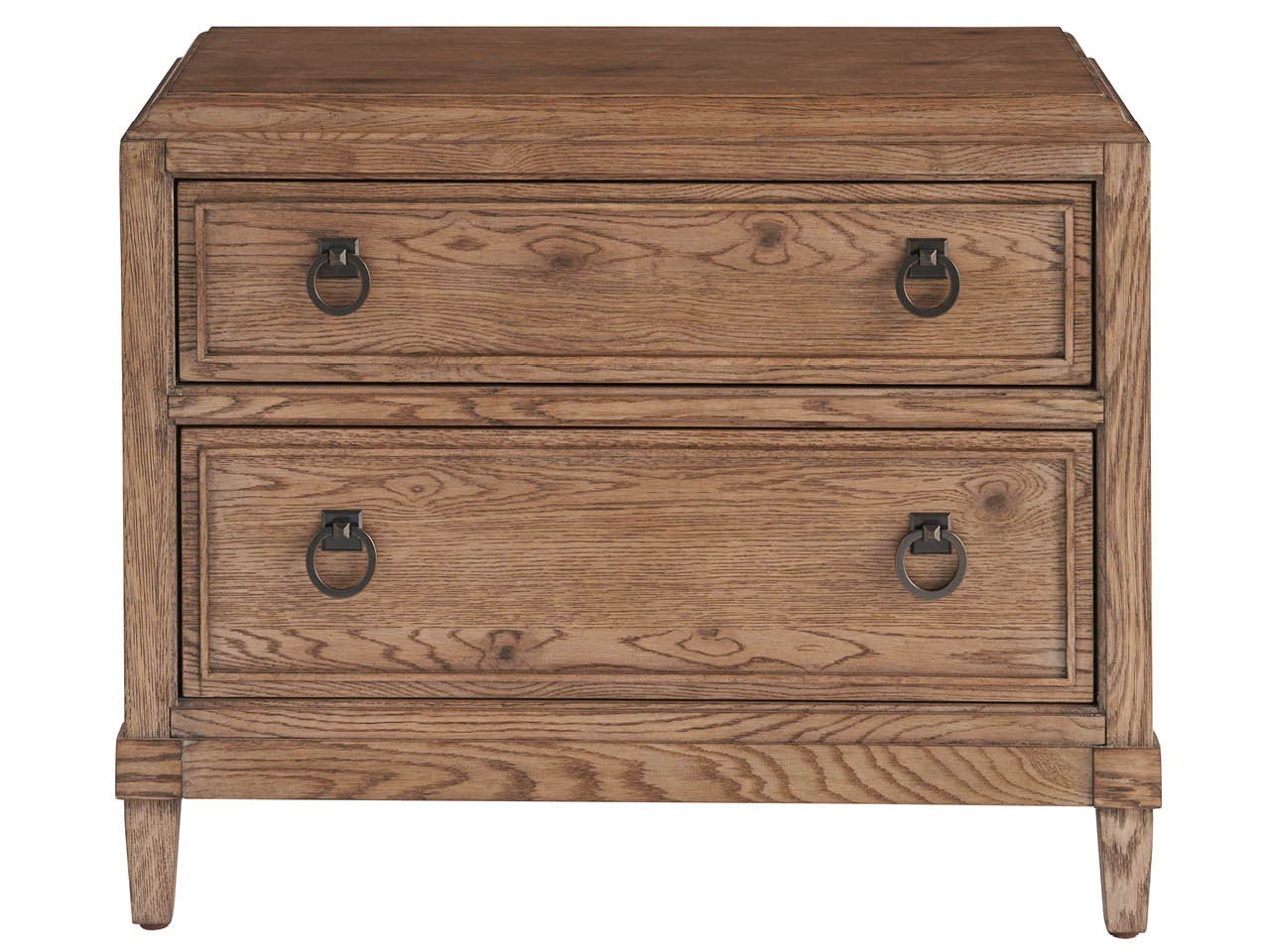Sierra Two Drawer Woode Nightstand