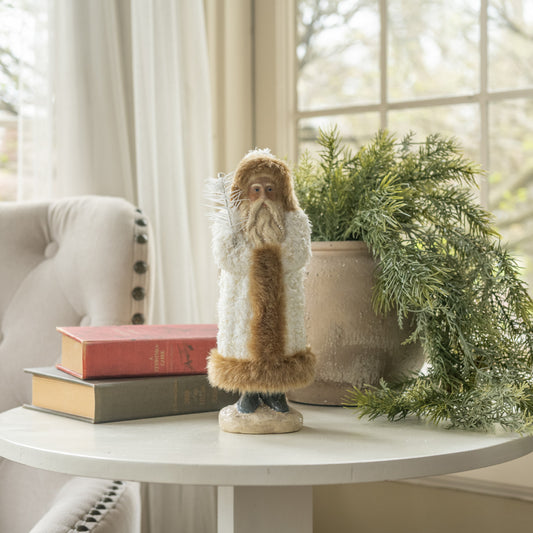 10" FURRY WHITE BELSNICKLE