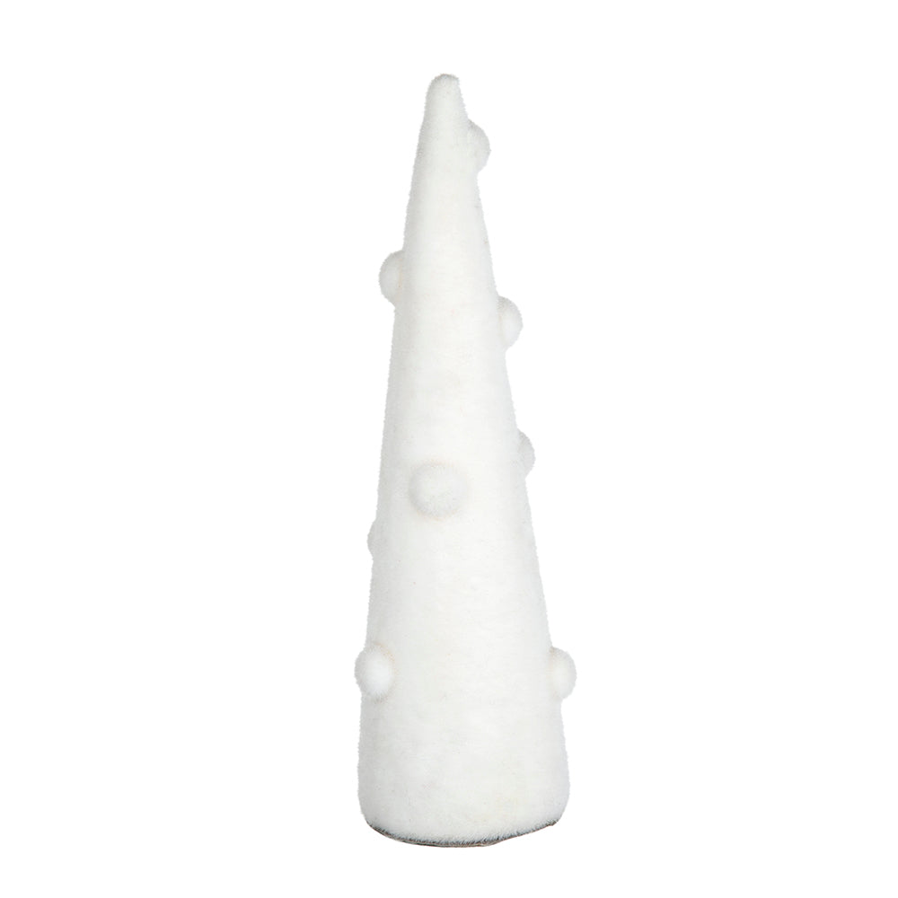 White Cone Christmas Tree