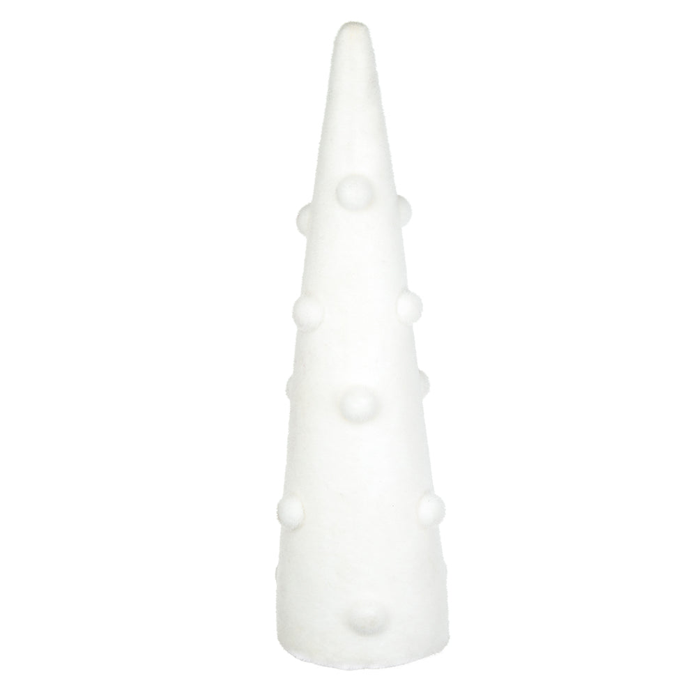 White Cone Christmas Tree