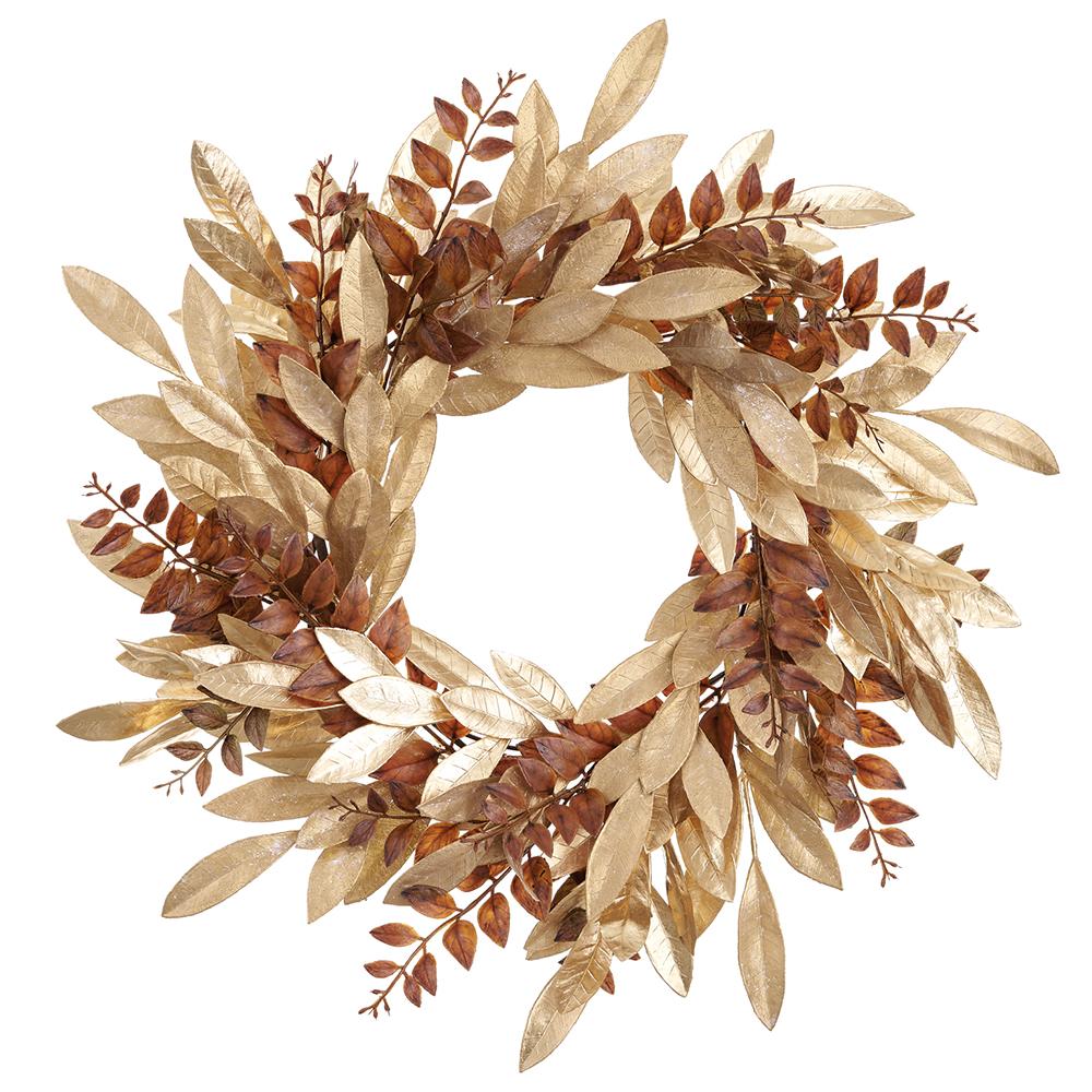 22" Bay Leaf Mixed Wreath