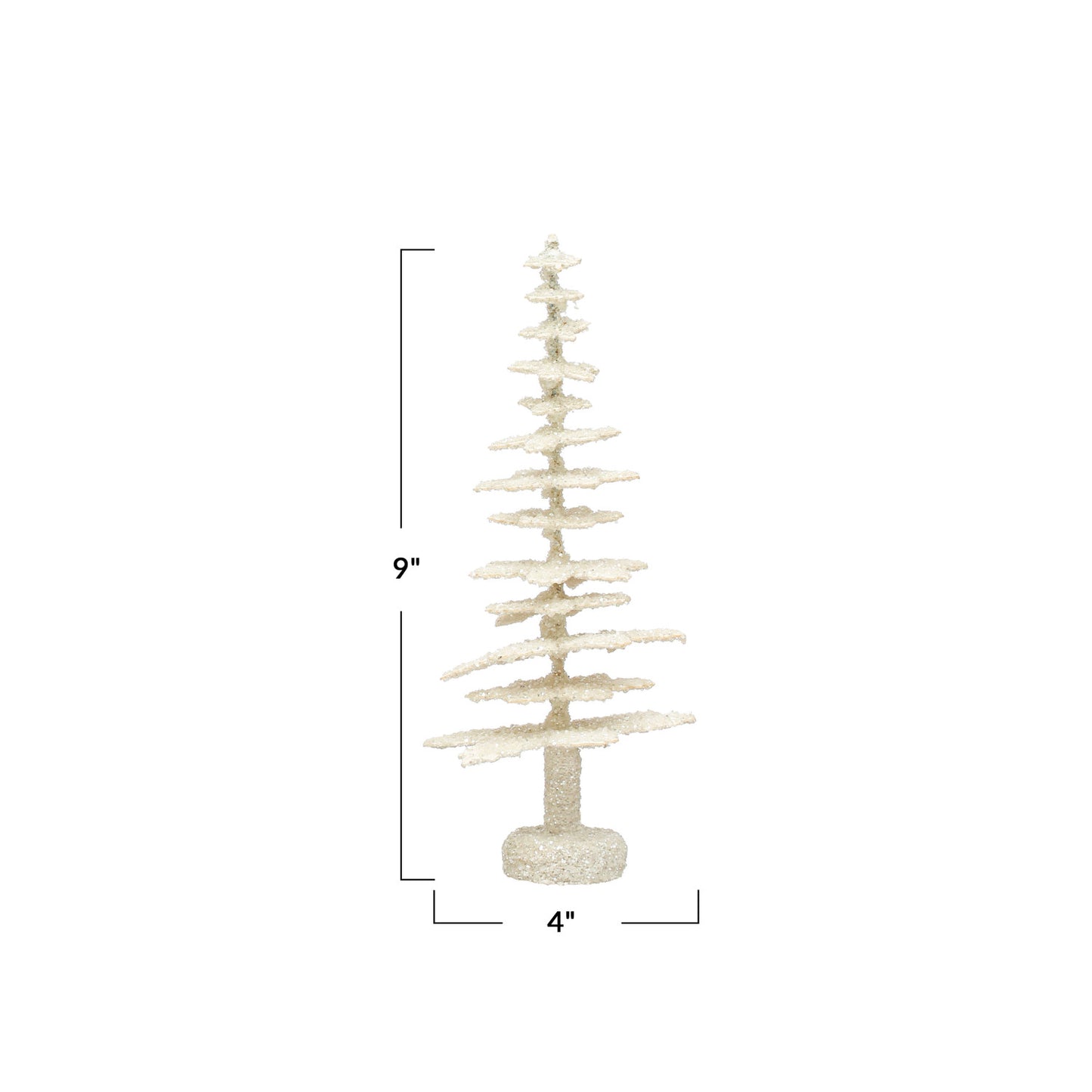 4" Round x 9"H Paper Tree w/