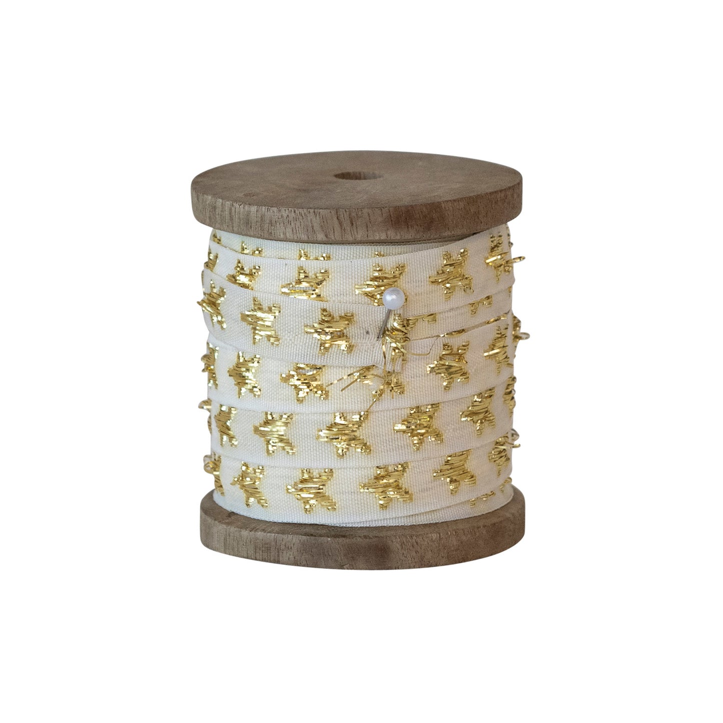 Fabric Ribbon on Wooden Spool | 10 Yards