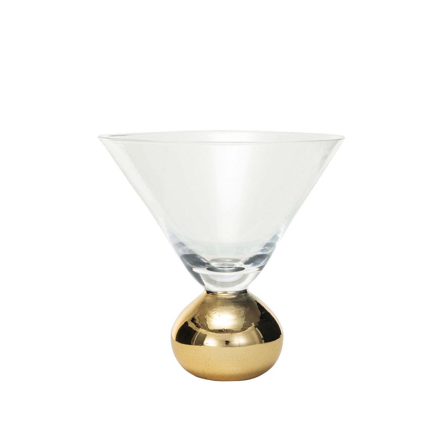 5" Round x 4-3/4"H 12 oz. Martini Glass w/ Ball Stem