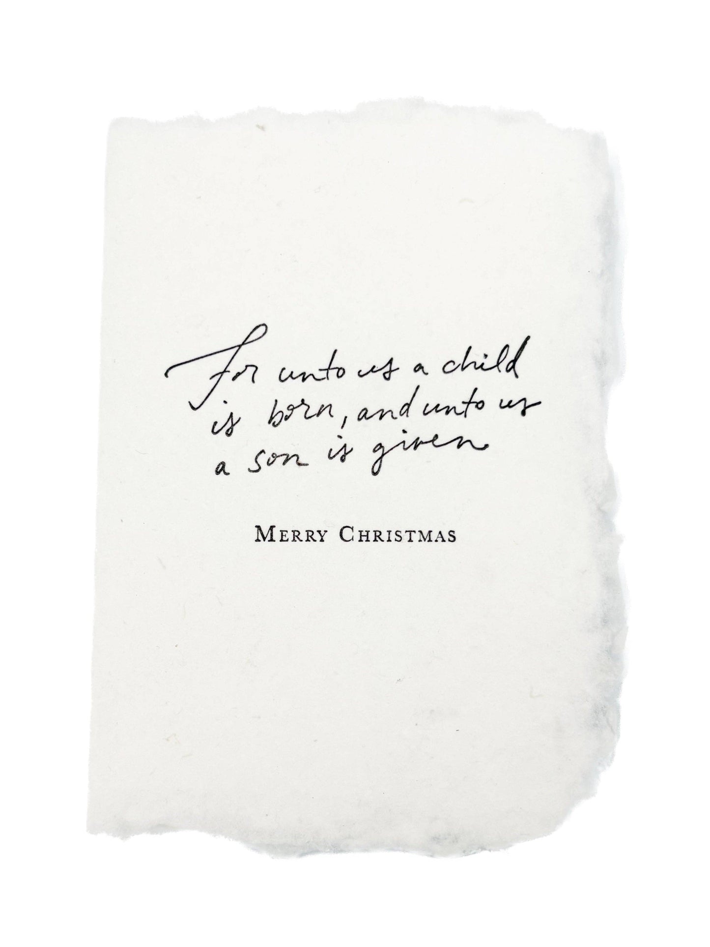 NEW! Unto us a child is born