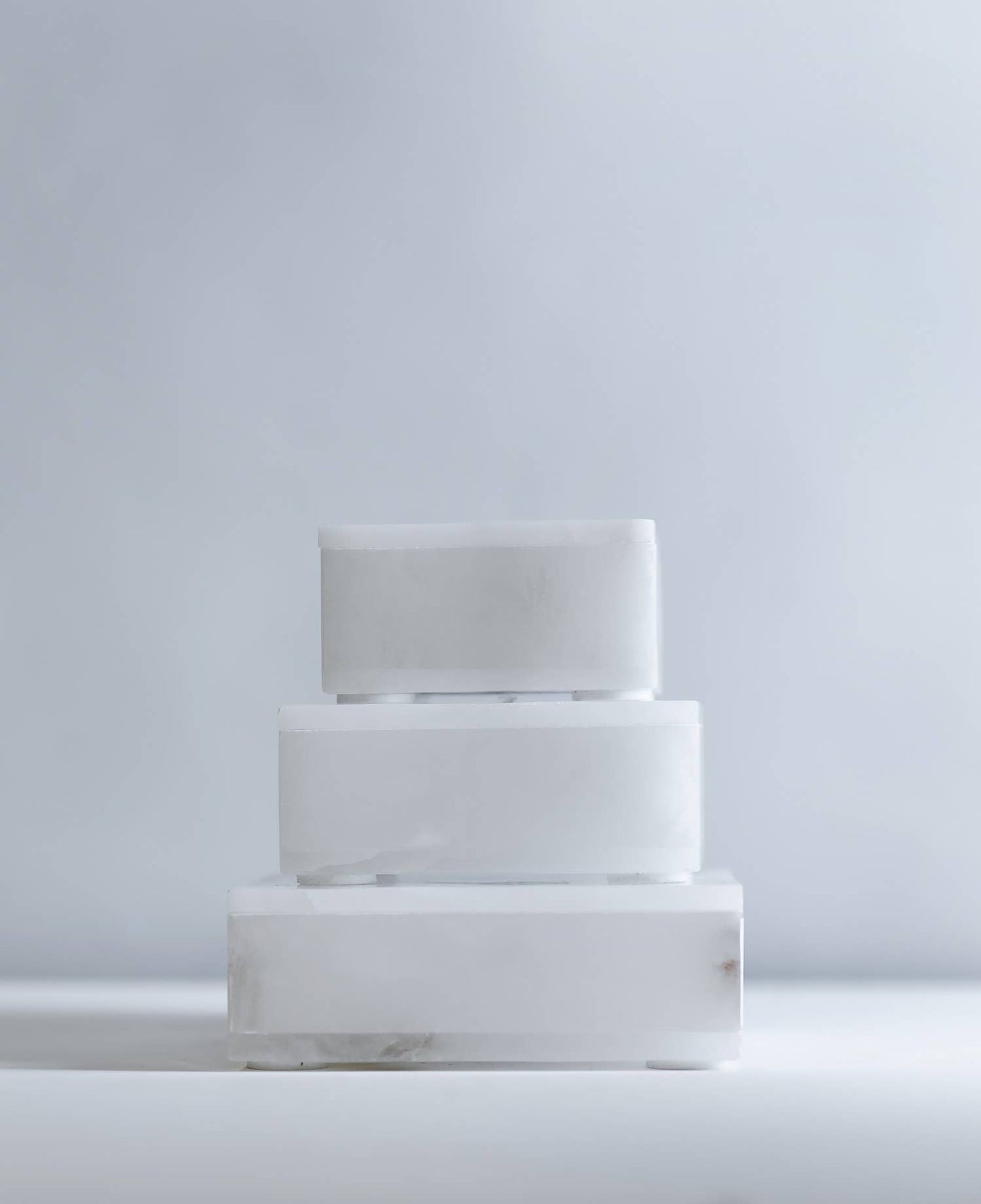 Lg. Alabaster Square Box