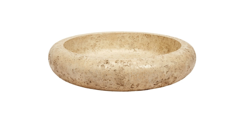 Stanley Limestone Finished Round Bowl