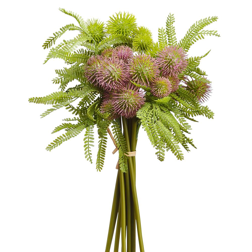 12" Green Lavender Thistle Bundle