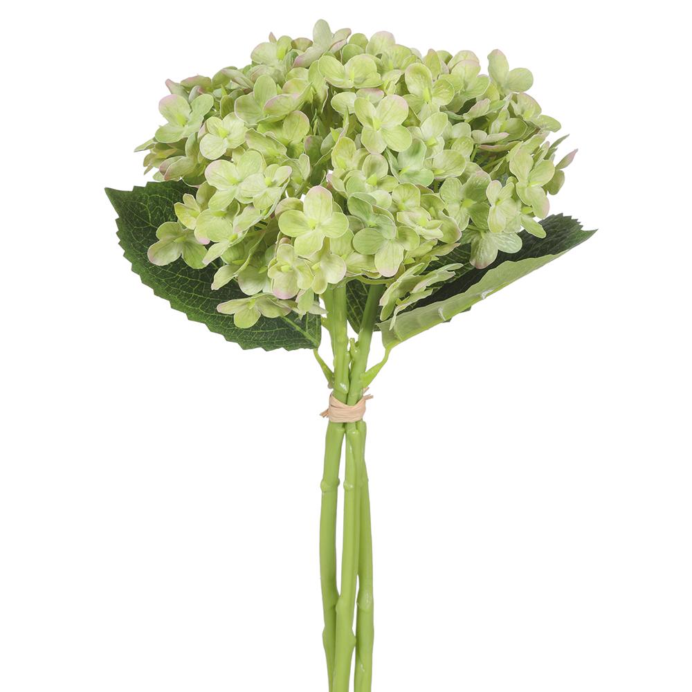 13" Green Hydrangea Bundle