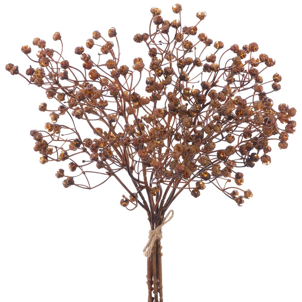 13.5"GYPSOPHILA BUNDLE - brown