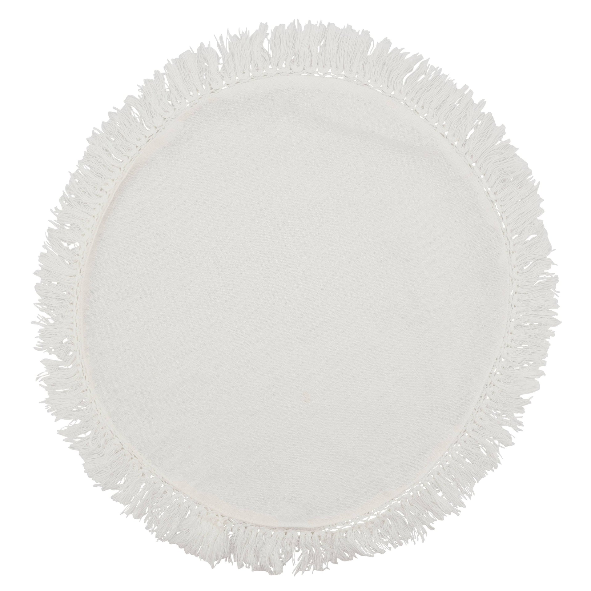 Stonewashed Fringe Placemat