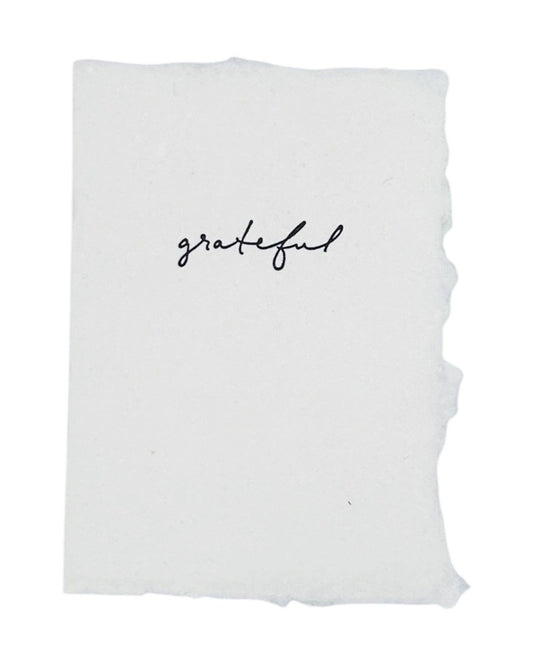 Grateful card