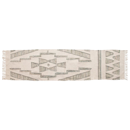 5' x 7' Cotton Tufted Rug w Fringe
