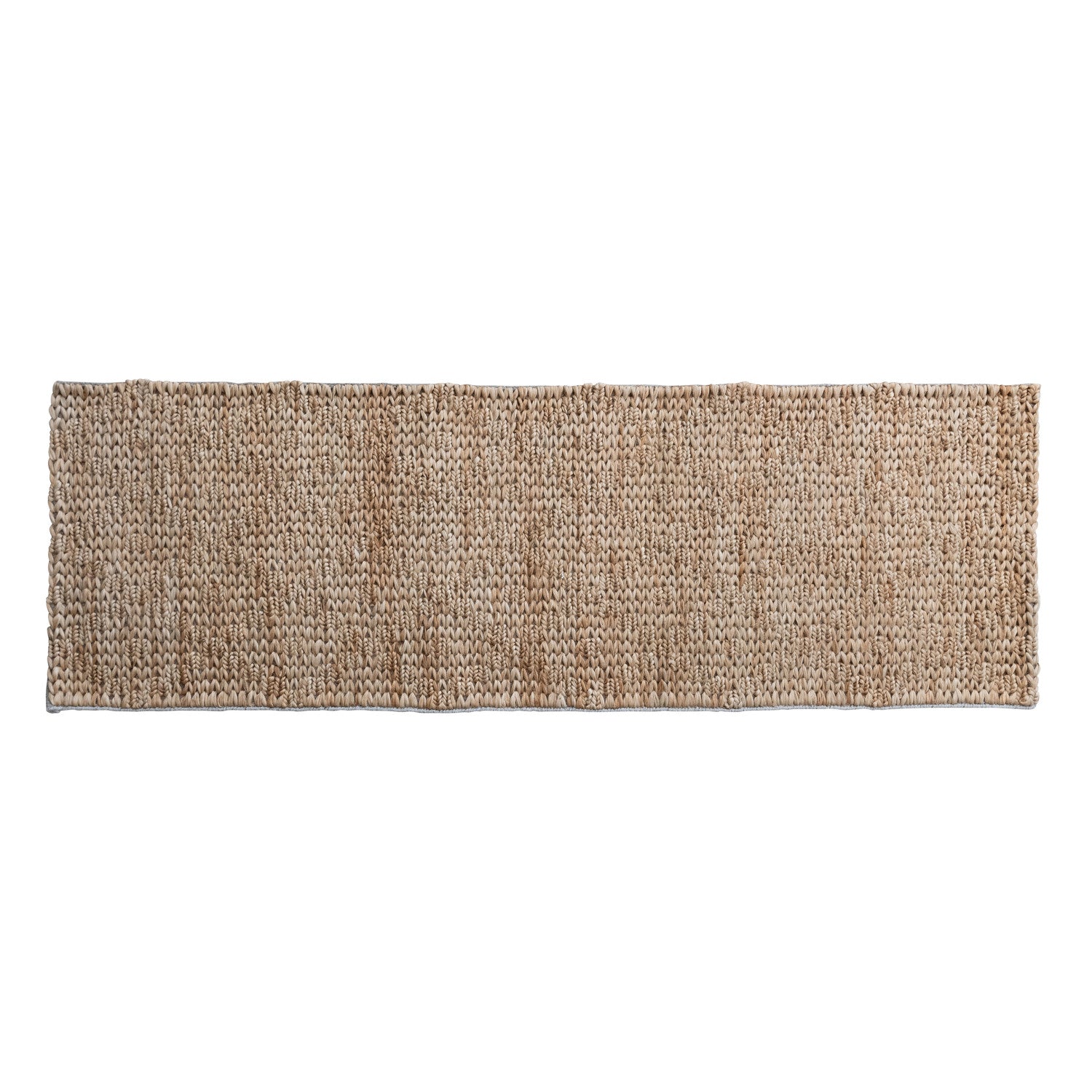 2-1/2' x 8' Woven Jute & Cotton Floor Runner, Natural