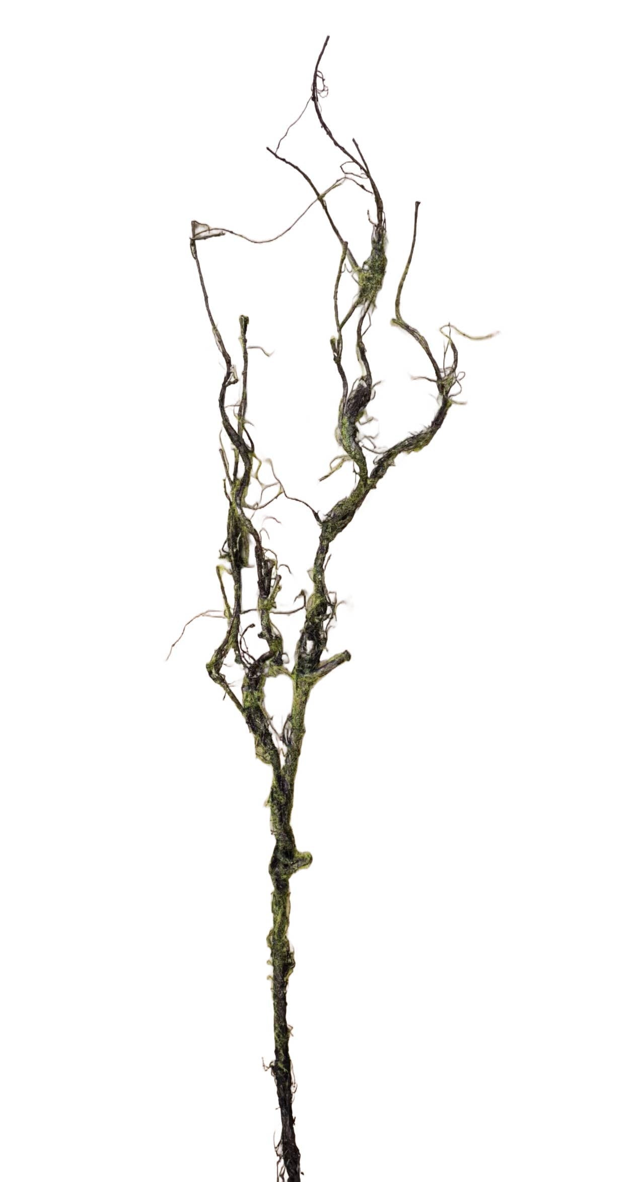 MOSSY TWIG SPRAY, 43", BROWN/GREEN
